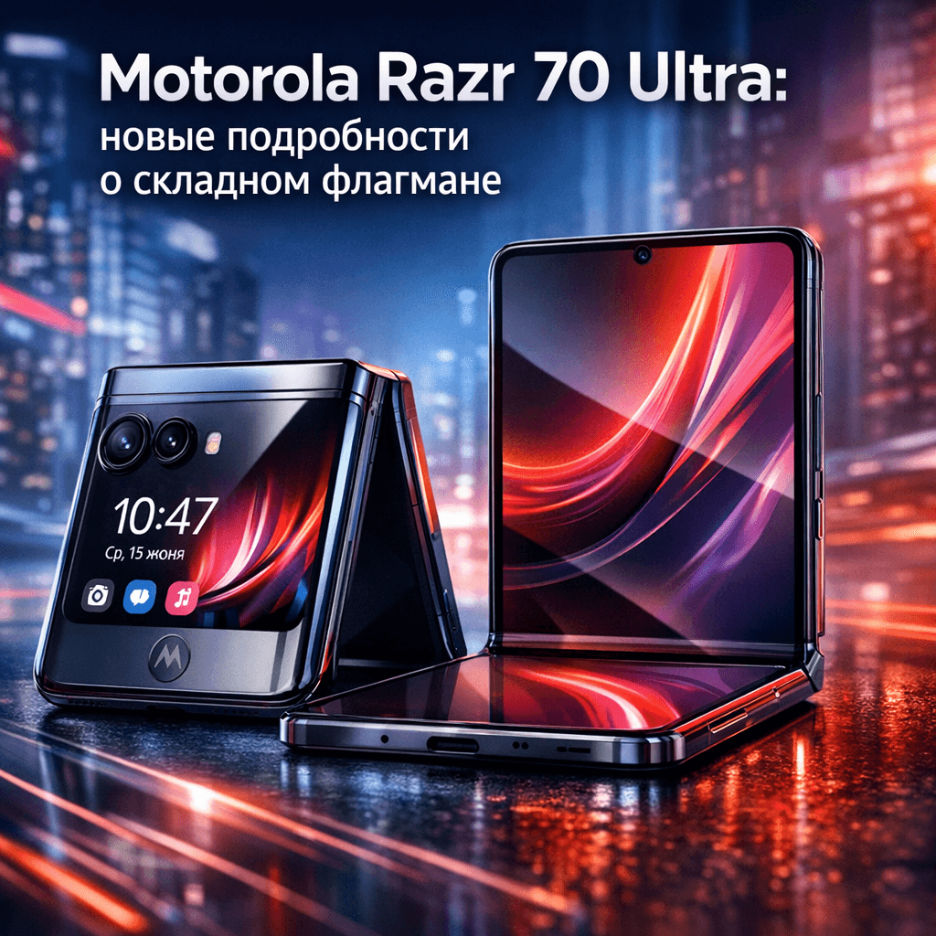 Illustration of Motorola Razr 70 Ultra: новые подробности о складном флагмане